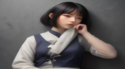古风仙侠短剧拍摄现场，演员身着汉服在竹林场景中表演，画面清新唯美